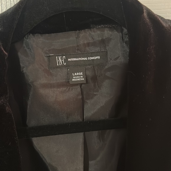 INC Velvet Blazer - Picture 3 of 8